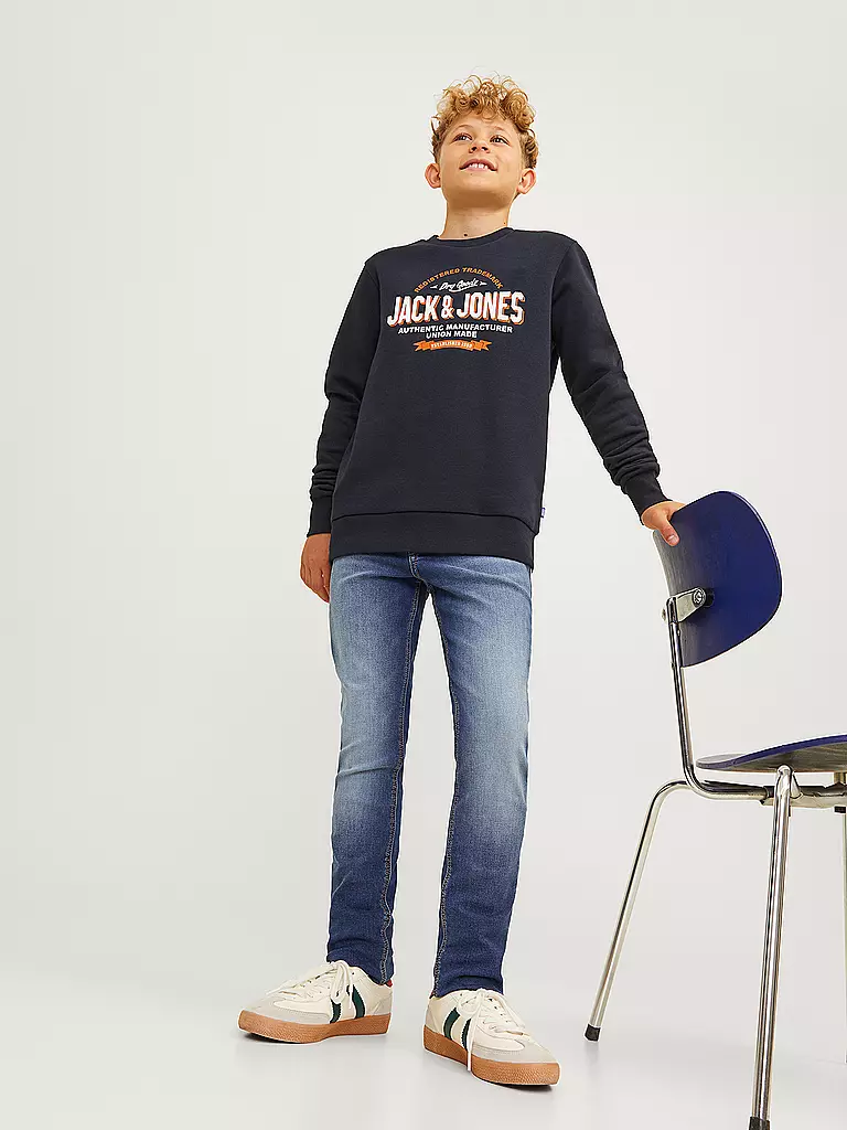 JACK & JONES | Vaqueros Slim Fit JJIGLENN para niño | Azul