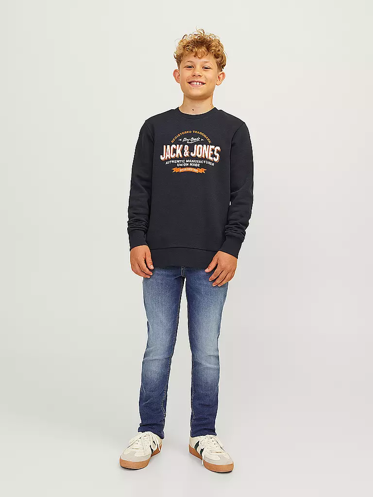 JACK & JONES | Vaqueros Slim Fit JJIGLENN para niño | Azul