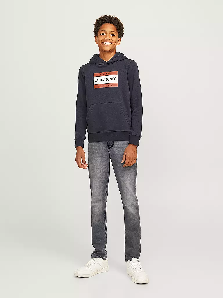 JACK & JONES | Vaqueros Slim Fit JJIGLENN para niño | Gris