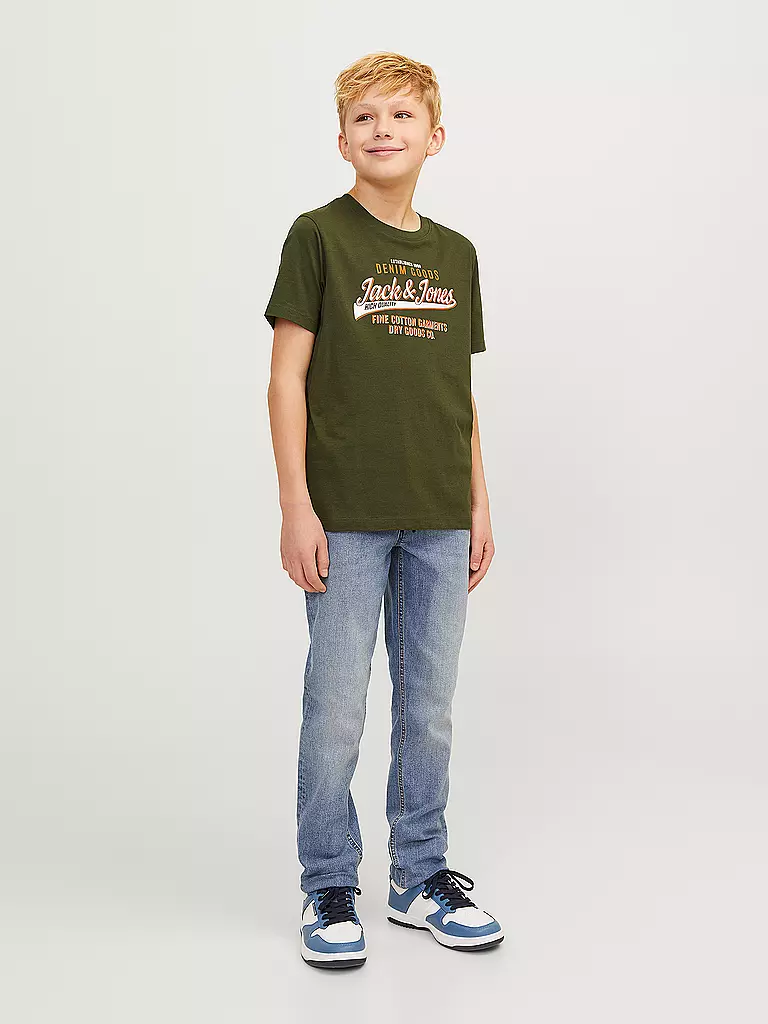 JACK & JONES | Vaqueros Slim Fit JJIGLENN para niño | Azul