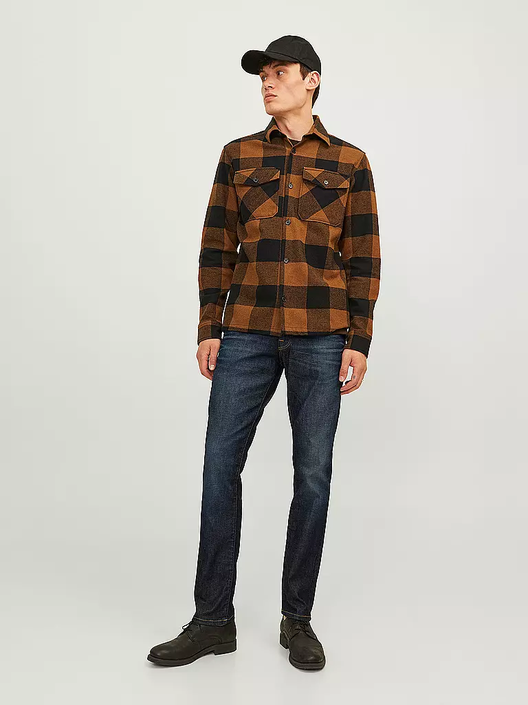 JACK & JONES | Vaqueros Slim Fit JJIGLENN | Azul oscuro