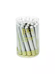 JEKA | Velas de árbol de Navidad, lata de 20 unidades, plata | Plata