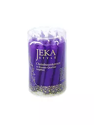 JEKA | Velas para árbol de Navidad, lata de 20 unidades, violeta | Lila