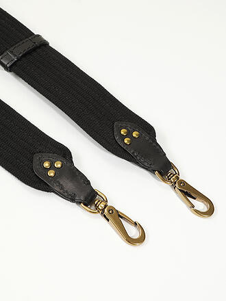 JEROME DREYFUSS | Correa de hombro BANDOULIERE SANGLE NOIR FINE