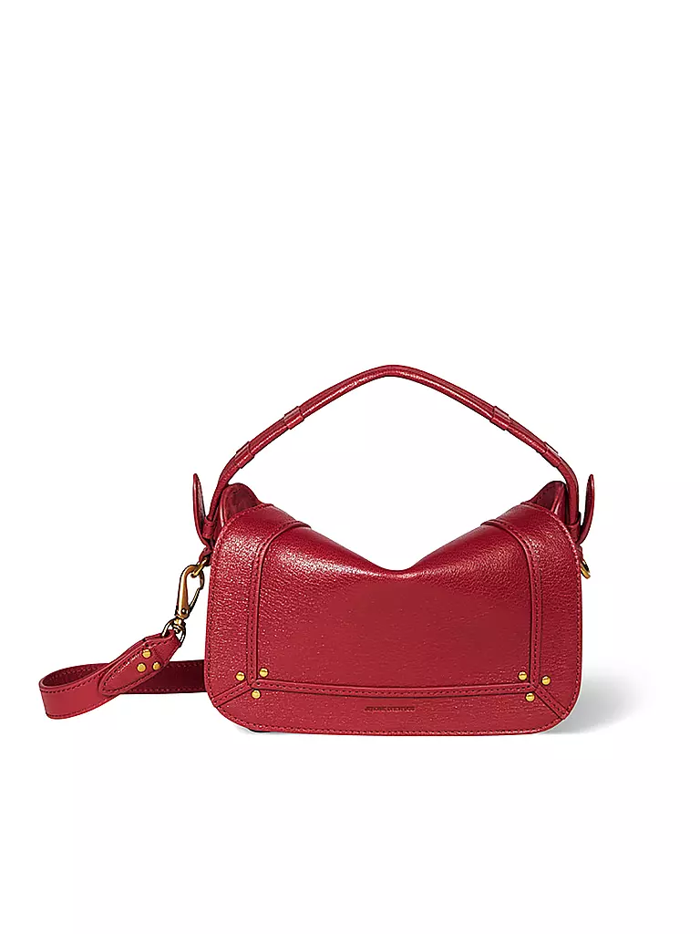 JEROME DREYFUSS | Bolso de cuero - Bolso bandolera PEPITO Small | Rojo