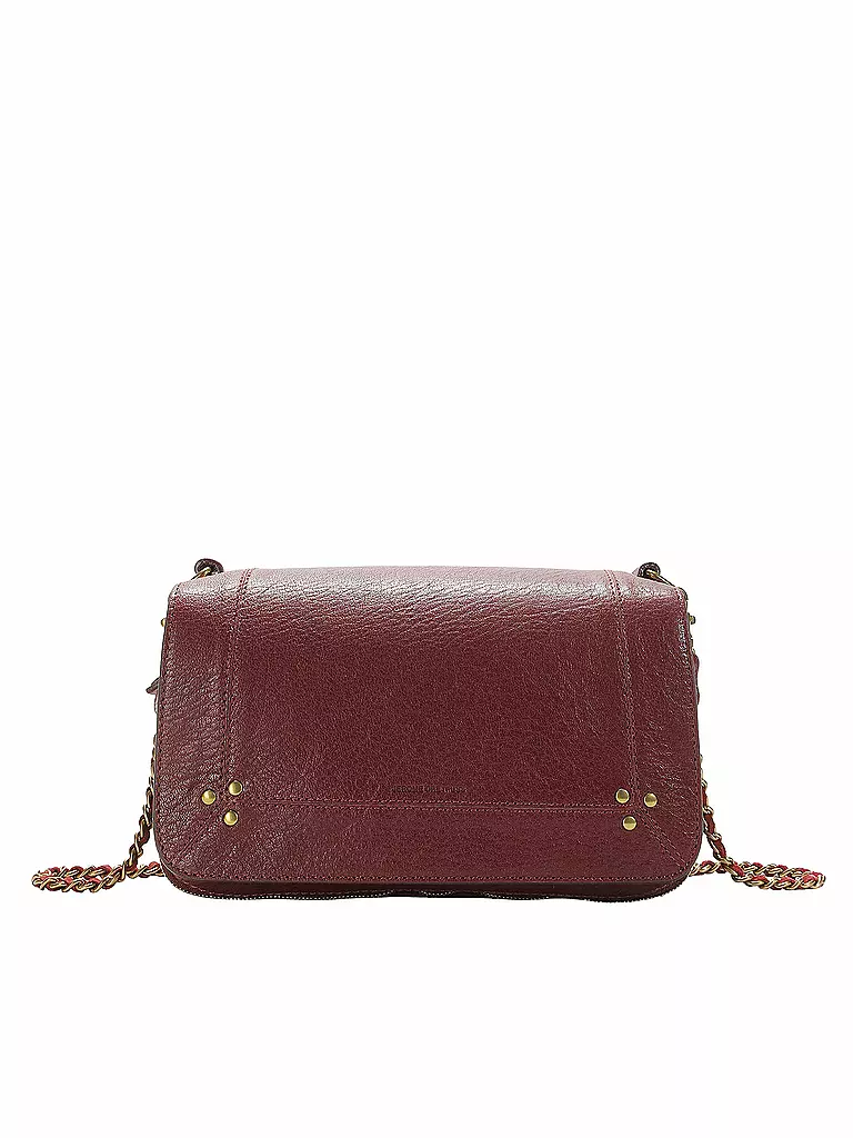 JEROME DREYFUSS | Bolso de cuero - Mini Bag BOBI | Rojo oscuro