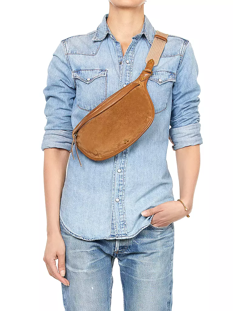 JEROME DREYFUSS | Bolso de cuero - Riñonera STAN BANANE | Marrón