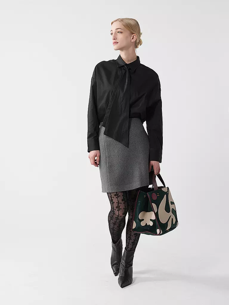 JEROME DREYFUSS | Bolso de cuero - Shopper LEON M | Petróleo