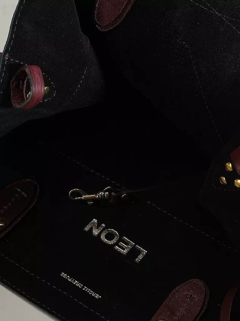 JEROME DREYFUSS | Bolso de cuero - Shopper LEON M | Petróleo