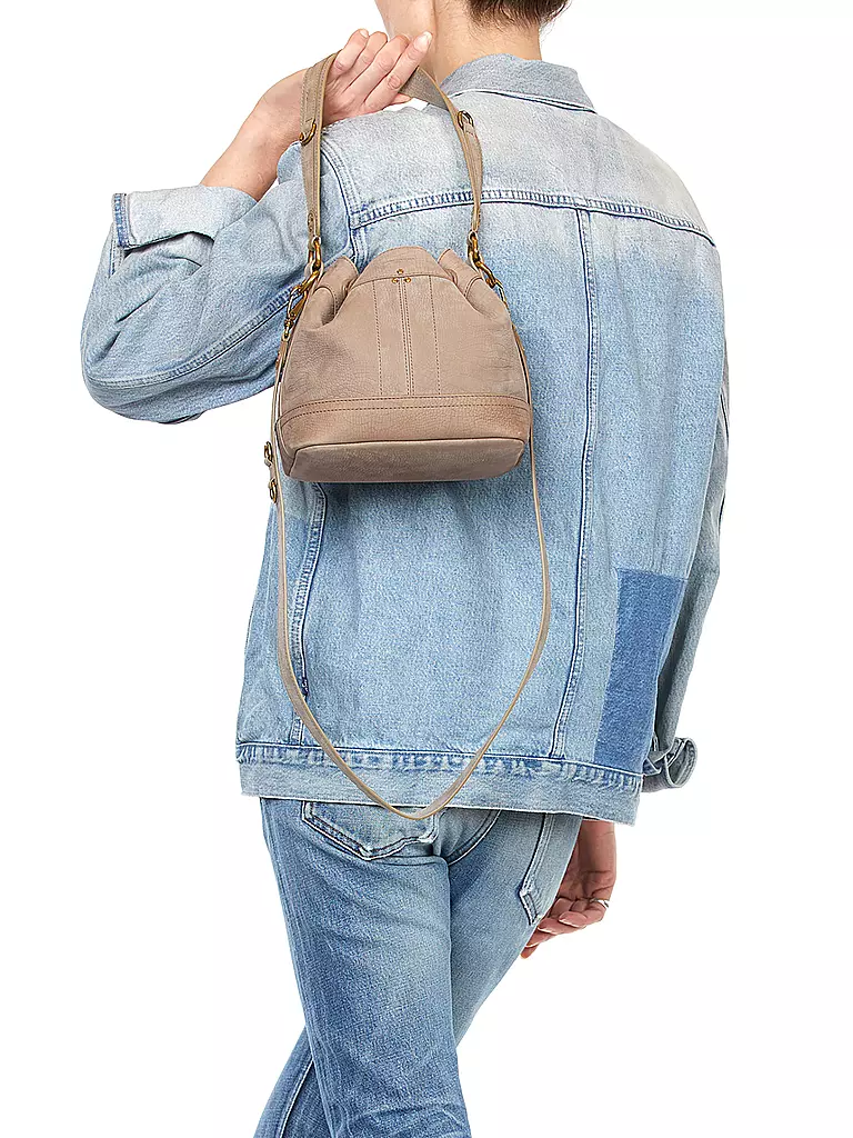 JEROME DREYFUSS | Ledertasche - Bucket Bag BEN S | Gris
