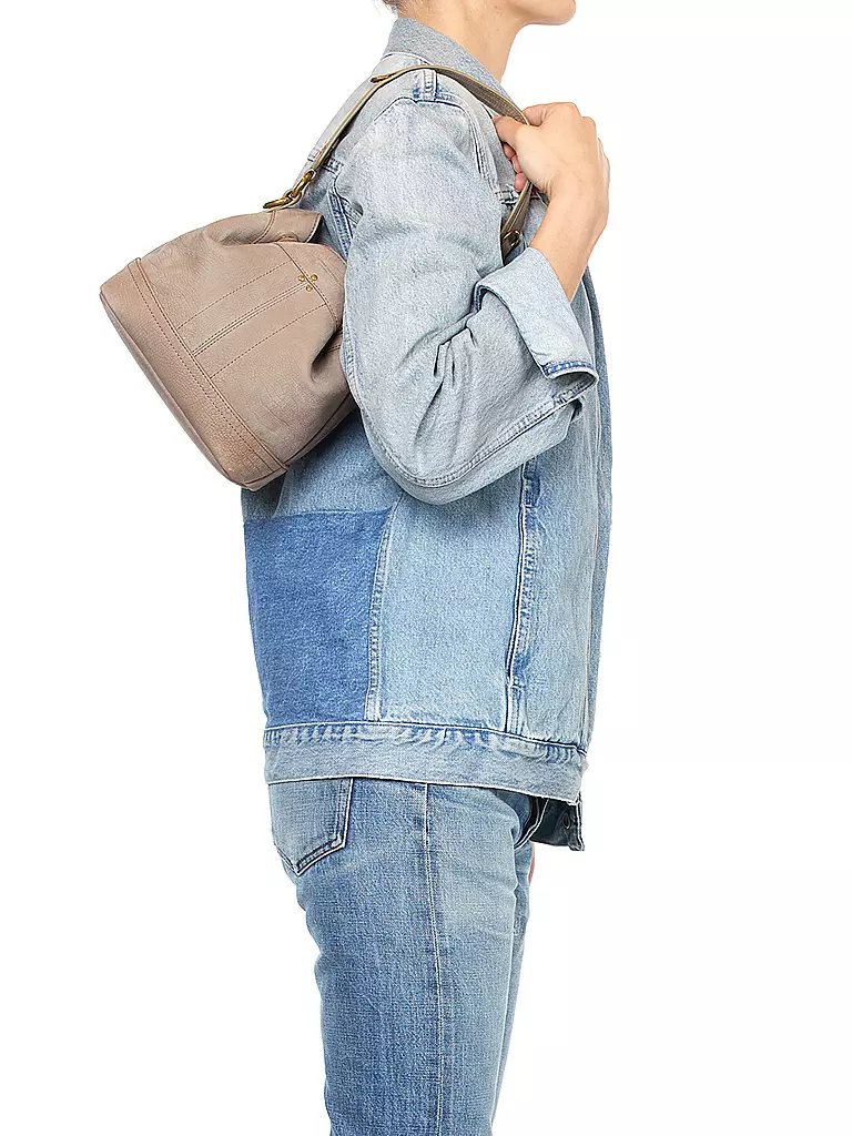 JEROME DREYFUSS | Ledertasche - Bucket Bag BEN S | Gris