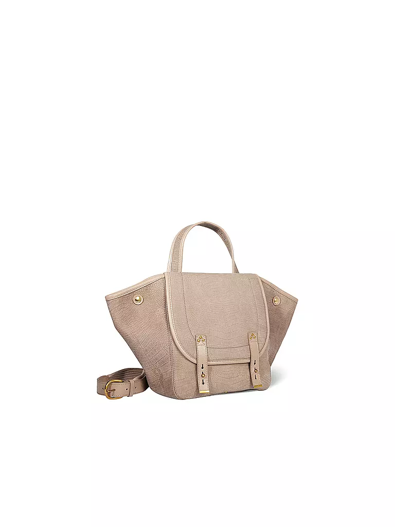 JEROME DREYFUSS | Ledertasche - Henkeltasche STAN PANIER Medium | Gris