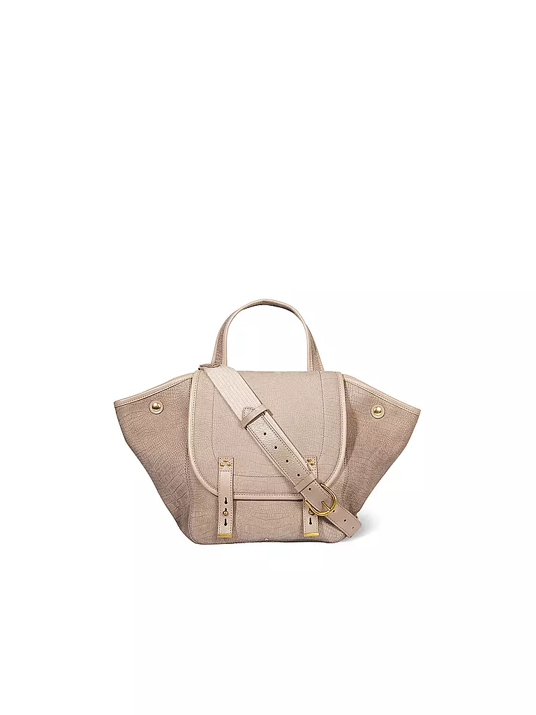 JEROME DREYFUSS | Ledertasche - Henkeltasche STAN PANIER Medium | Gris