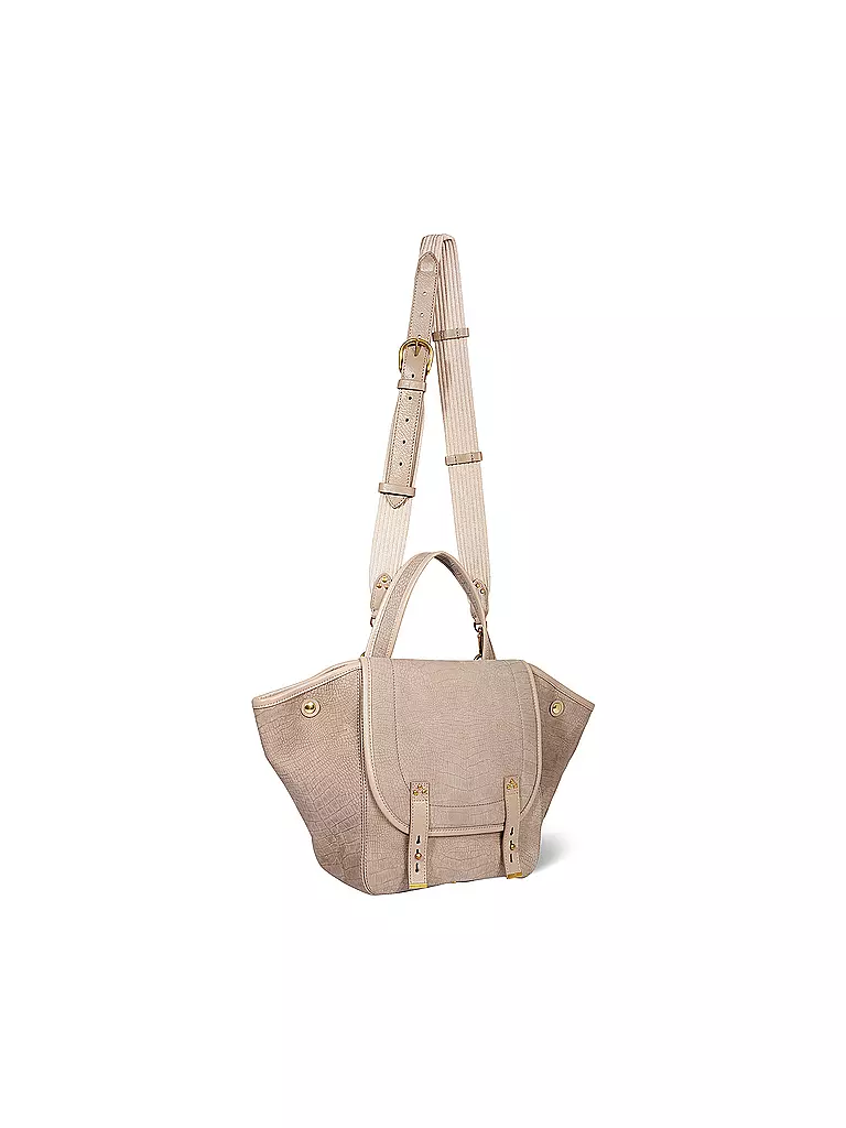 JEROME DREYFUSS | Ledertasche - Henkeltasche STAN PANIER Medium | Gris