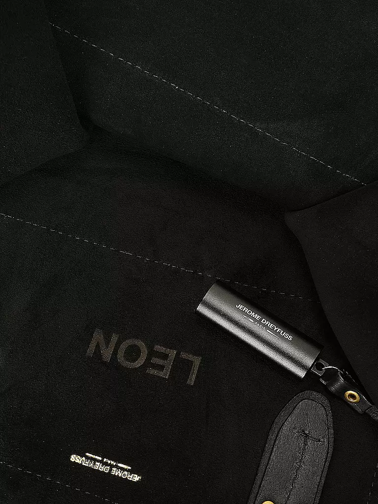 JEROME DREYFUSS | Ledertasche - Shopper LEON M | Negro
