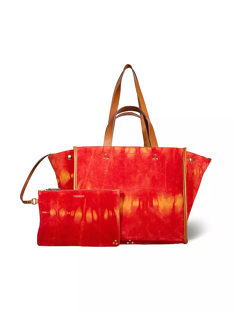 JEROME DREYFUSS | Ledertasche - Shopper LEON Medium | Naranja