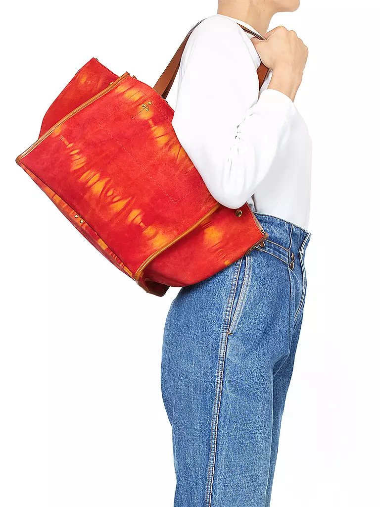 JEROME DREYFUSS | Ledertasche - Shopper LEON Medium | Naranja