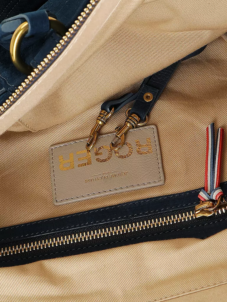 JEROME DREYFUSS | Ledertasche - Shopper ROGER | Azul oscuro