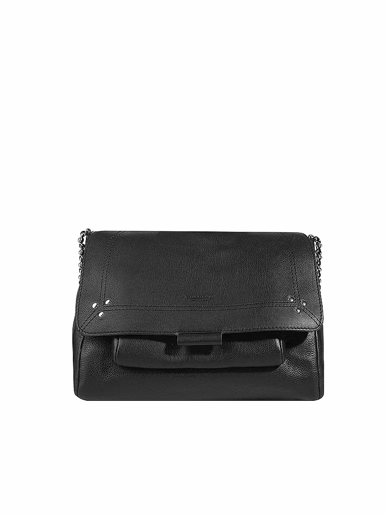 JEROME DREYFUSS | Ledertasche - Umhängetasche Lulu M | Negro