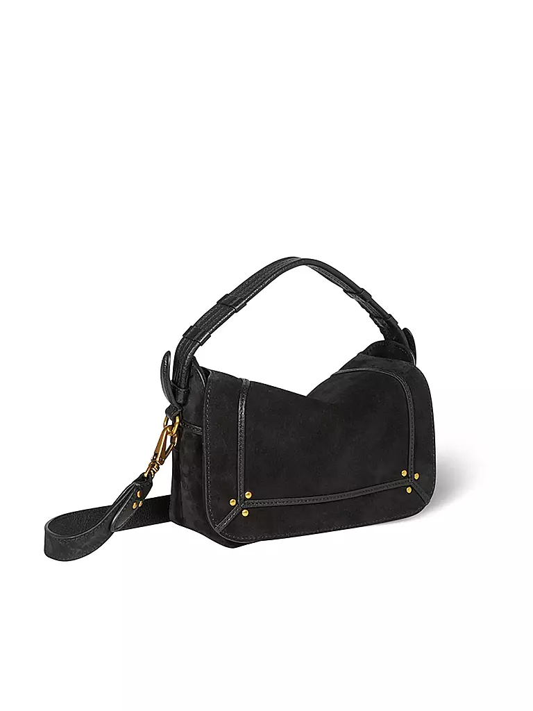 JEROME DREYFUSS | Ledertasche - Umhängetasche PEPITO Small | Negro
