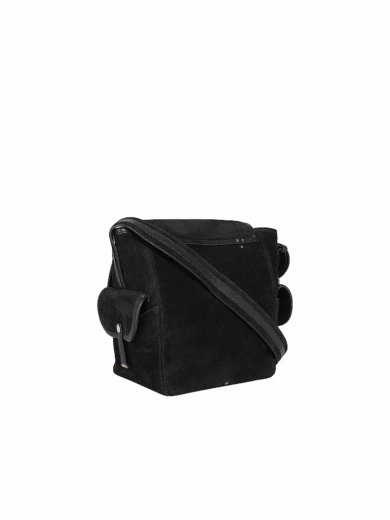 JEROME DREYFUSS | Ledertasche - Umhängetasche STAN Large | Negro