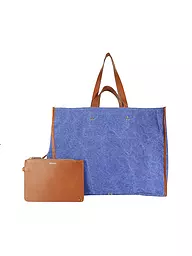 JEROME DREYFUSS | Leinentasche - Shopper LEON Large | Azul