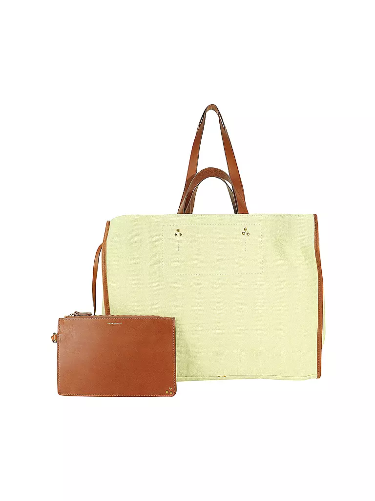 JEROME DREYFUSS | Leinentasche - Shopper LEON Large | Amarillo