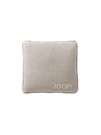 JOOP | Funda de cojín "Uni Doubleface" 50x50cm (Ecru-Feder)