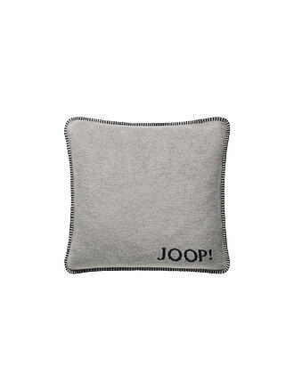 JOOP | Funda de cojín "Uni Doubleface" 50x50cm (Ceniza-Antracita)