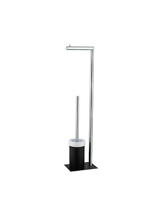 JOOP | Conjunto de WC independiente con portarrollos Chromeline Black 70cm