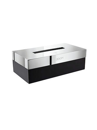 JOOP | Caja de pañuelos Chromeline Black 23x12cm