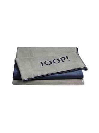 JOOP | Manta para el hogar - Plaid 150x200cm Uni Doubleface Plata/Navy