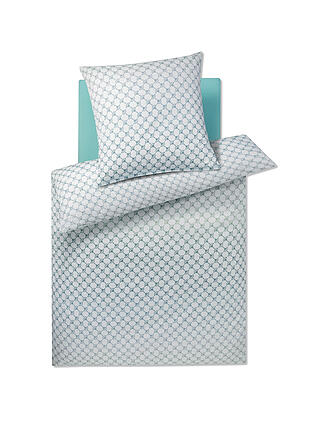 JOOP | Ropa de cama de satén 2x 70x90cm/200x200cm CORNFLOWER GLEAM Aqua