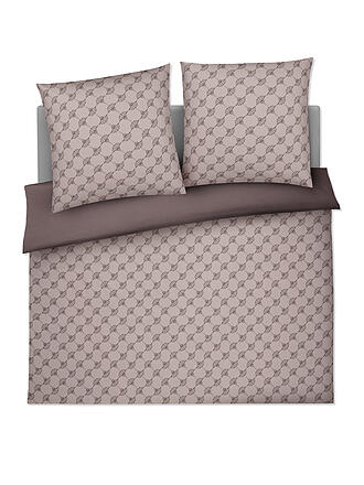 JOOP | Ropa de cama de satén 2x 70x90cm/200x200cm CORNFLOWER DOUBLE Gris