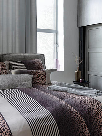 JOOP | Ropa de cama de satén LEO 70x90cm / 140x200cm Stone