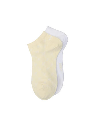 JOOP | Calcetines sneaker, paquete de 2, amarillo transparente