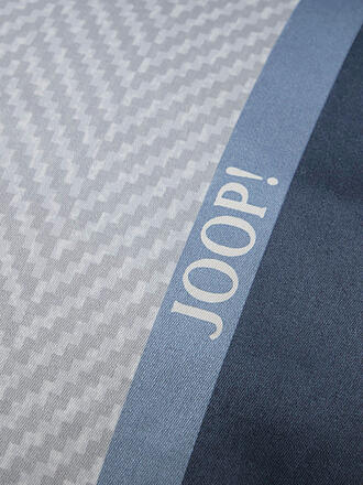 JOOP | Ropa de cama de satén HERRINGBONE STRIPES 70x90cm/140x200cm Ocean
