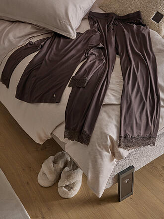 JOOP | Ropa de cama de satén HERRINGBONE 70x90cm/140x200cm Crema