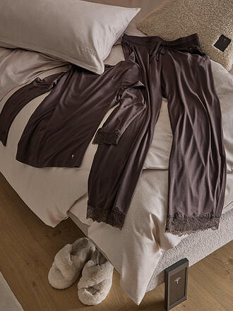 JOOP | Ropa de cama de satén HERRINGBONE 70x90cm/140x220cm Crema