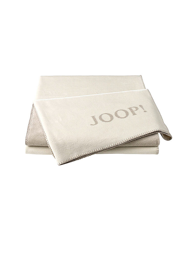 JOOP Manta para el hogar Uni Doubleface 150x200cm (Ecru-Feder) crema