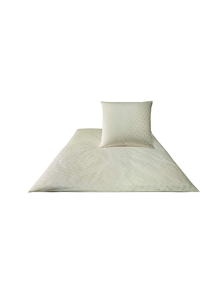 JOOP Nombre del producto: Ropa de cama de satén Cornflower 70x90cm / 140x200cm Naturaleza crema