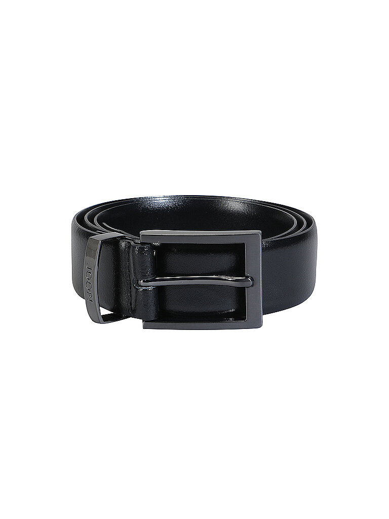 Joop Cinturón de cuero negro 105
