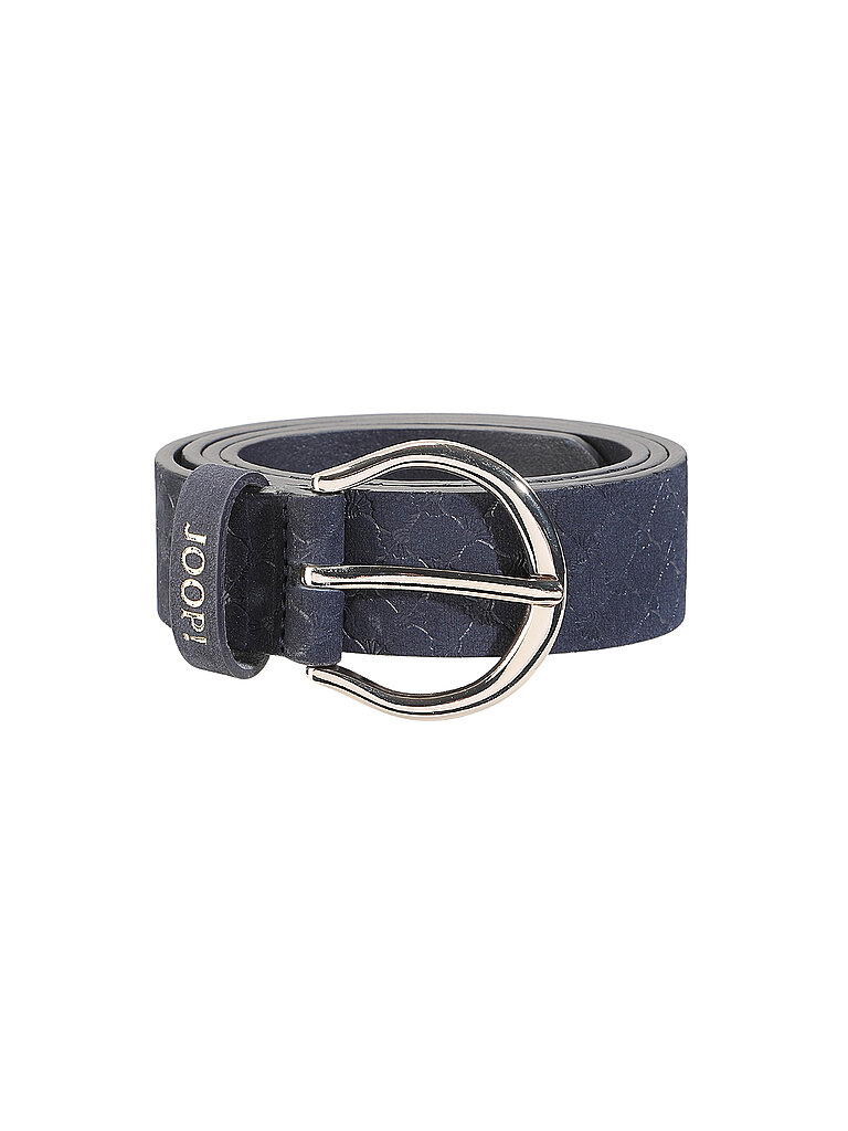 Joop Cinturón de cuero azul oscuro 95