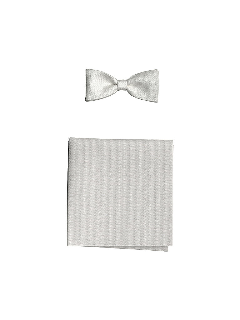 Joop Set de regalo - Pajarita y pañuelo de bolsillo crema