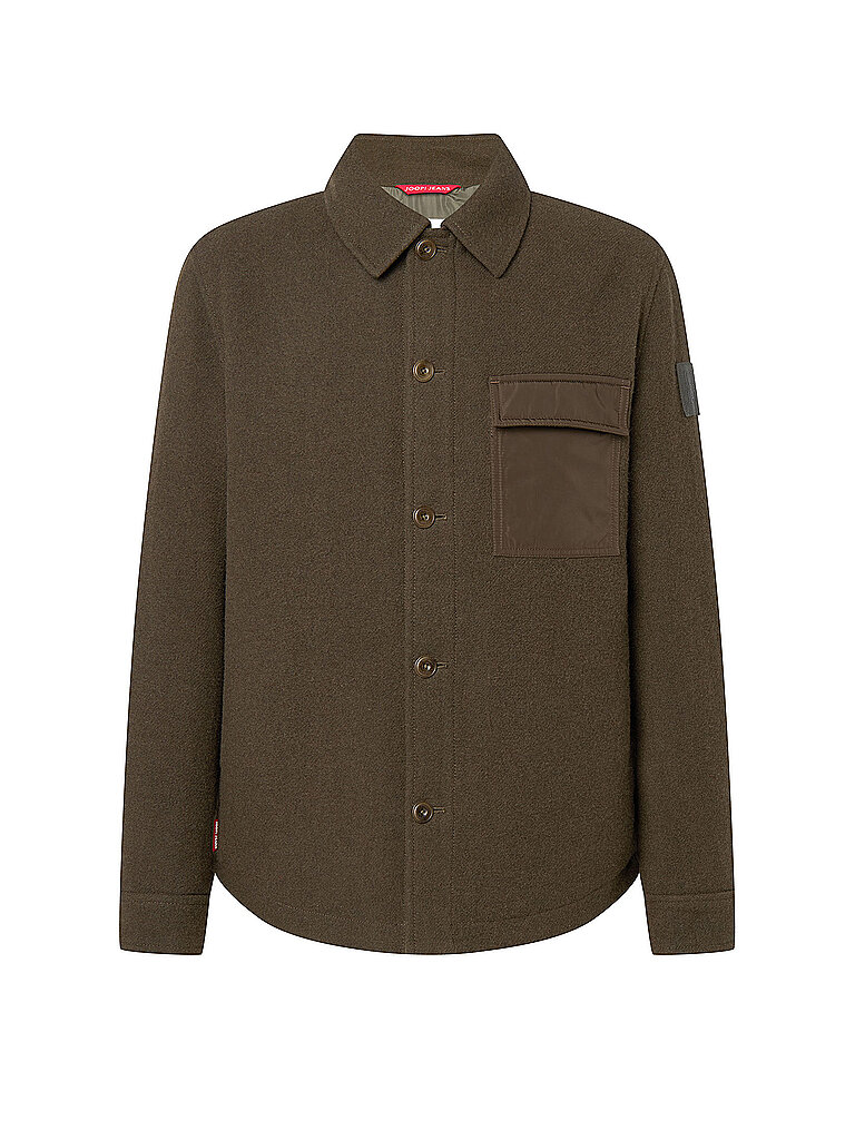 Joop Chaqueta de lana oliva 50