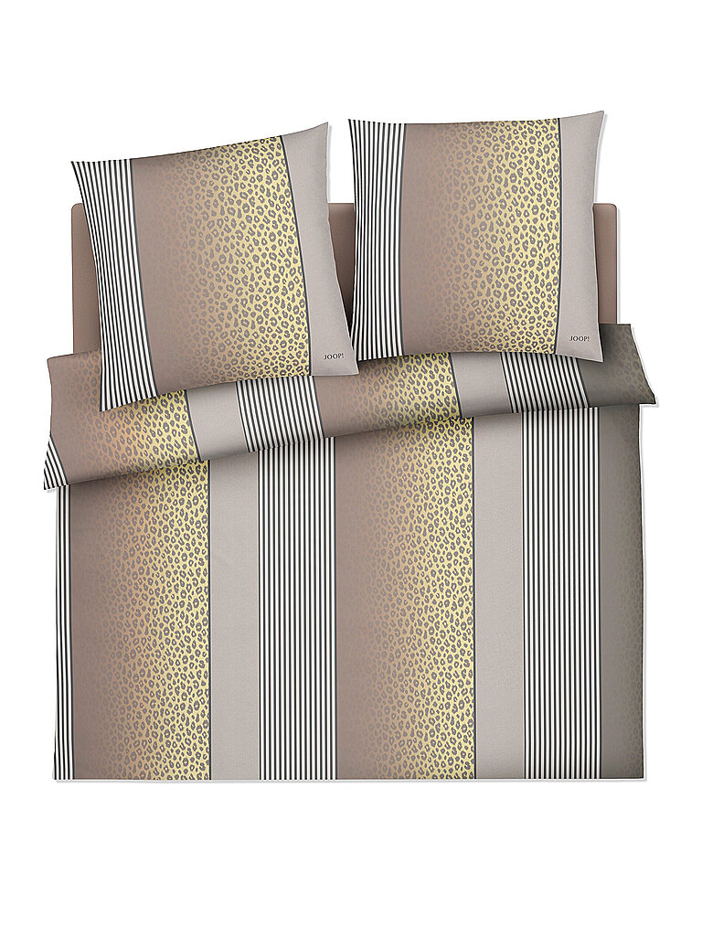 Joop Ropa de cama de satén LEO 2x 70x90cm / 200x200cm Vainilla crema