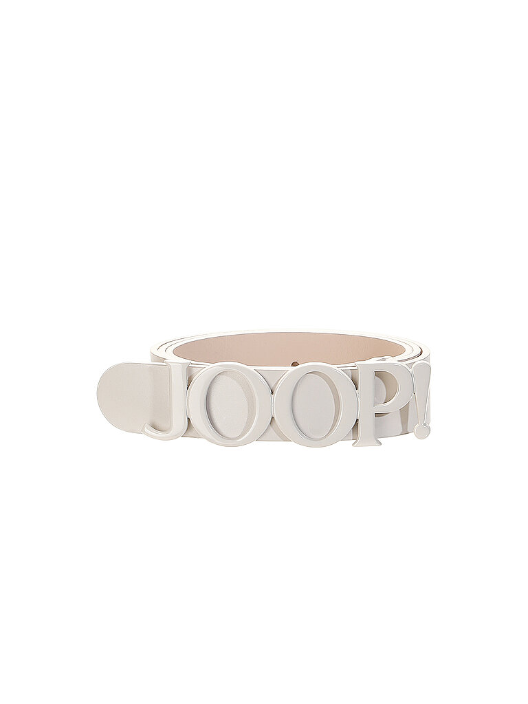 Joop Cinturón de cuero crema 80