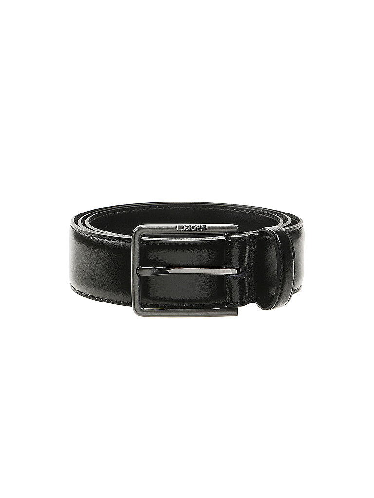 Joop Cinturón de cuero negro 105