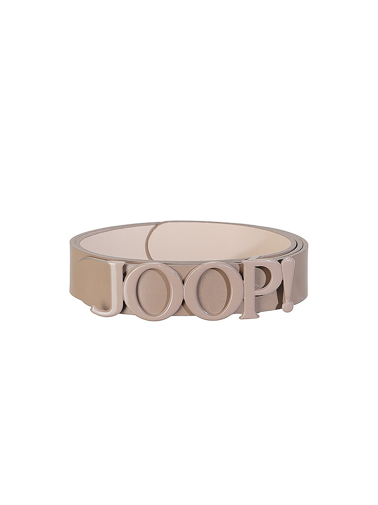 Joop Cinturón de cuero beige 80
