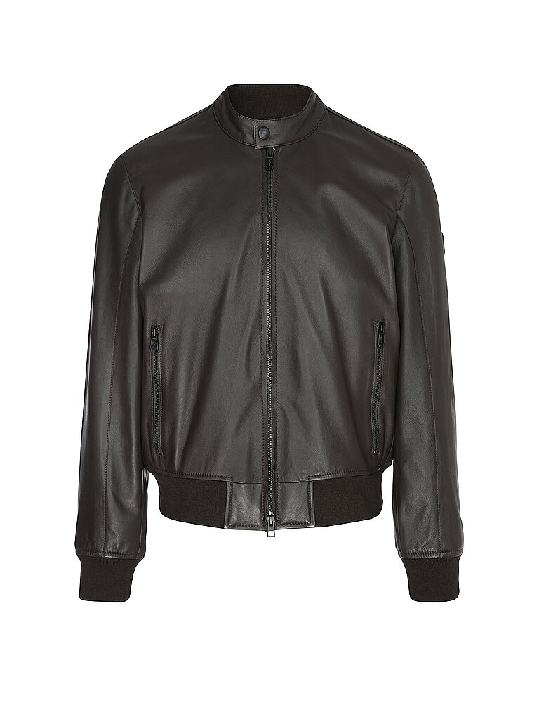Joop Chaqueta de cuero BAMOR marrón 56